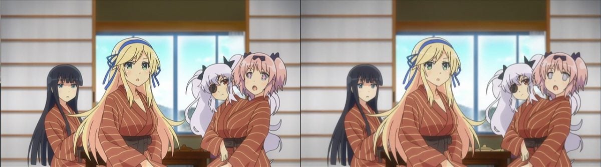 Senran Kagura Shinovi Master Tokyo Youma Hen Blu Ray Vs TV Anime 0040