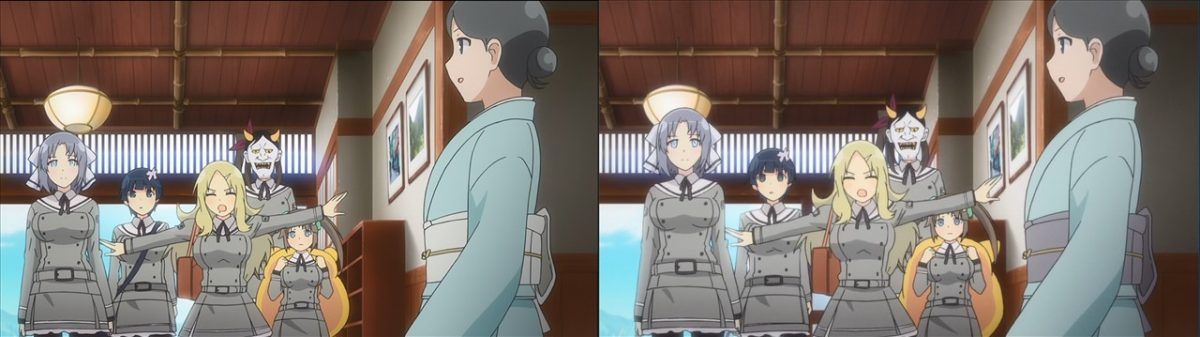 Senran Kagura Shinovi Master Tokyo Youma Hen Blu Ray Vs TV Anime 0058