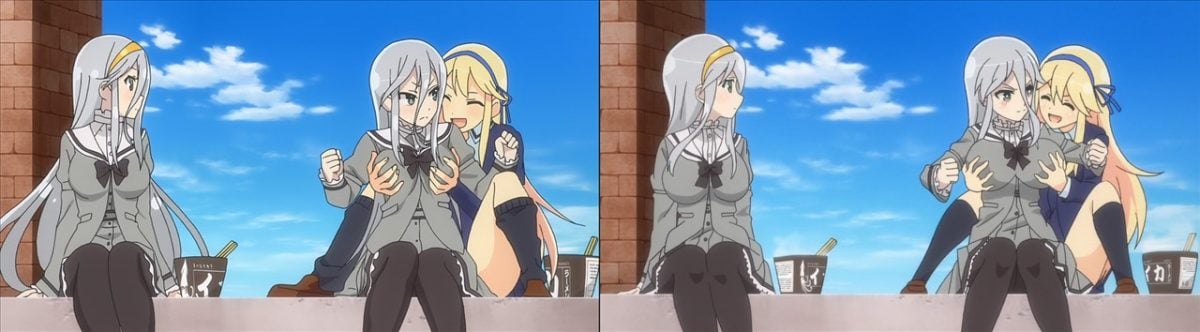 Senran Kagura Shinovi Master Tokyo Youma Hen Blu Ray Vs TV Anime 0075