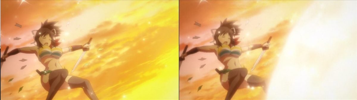 Senran Kagura Shinovi Master Tokyo Youma Hen Blu Ray Vs TV Anime 0089