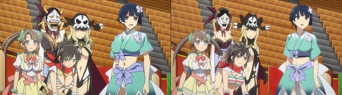 Senran Kagura Shinovi Master Tokyo Youma Hen Blu Ray Vs TV Anime 0090