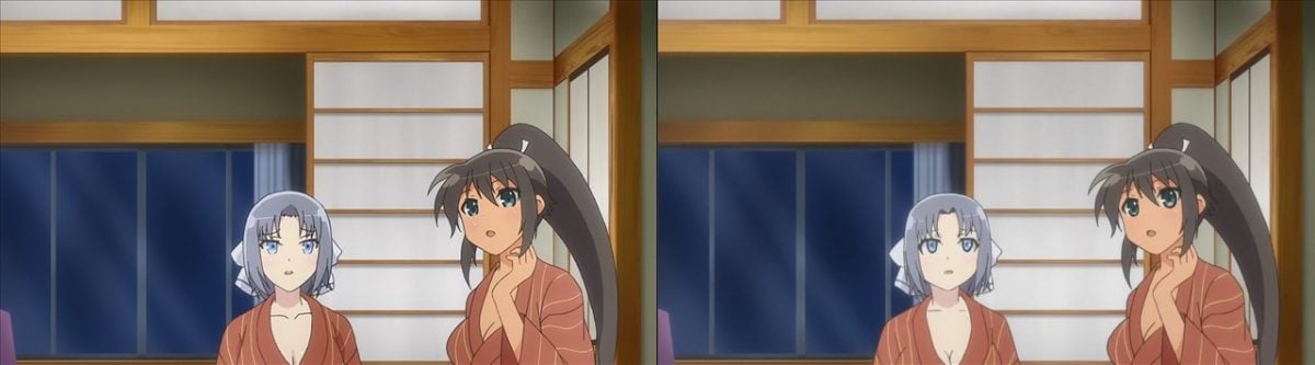 Senran Kagura Shinovi Master Tokyo Youma Hen Blu Ray Vs TV Anime 0097