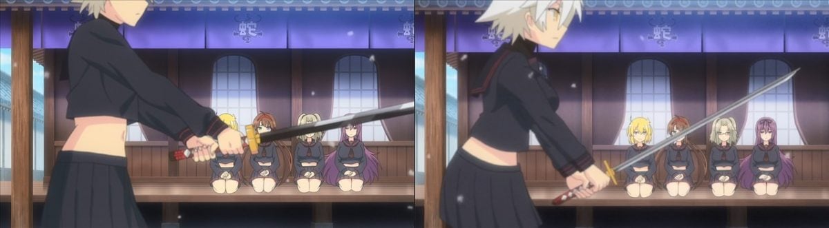 Senran Kagura Shinovi Master Tokyo Youma Hen Blu Ray Vs TV Anime 0116