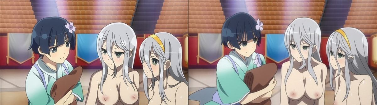 Senran Kagura Shinovi Master Tokyo Youma Hen Blu Ray Vs TV Anime 0120