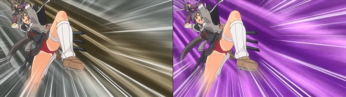 Senran Kagura Shinovi Master Tokyo Youma Hen Blu Ray Vs TV Anime 0180