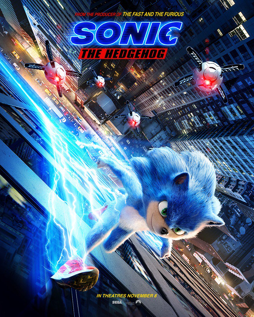 Sonic The Hedgehog Live Action Movie Visual