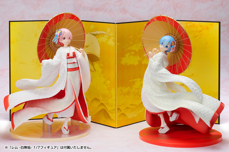 Re Zero Ram White Kimono Figure 0009