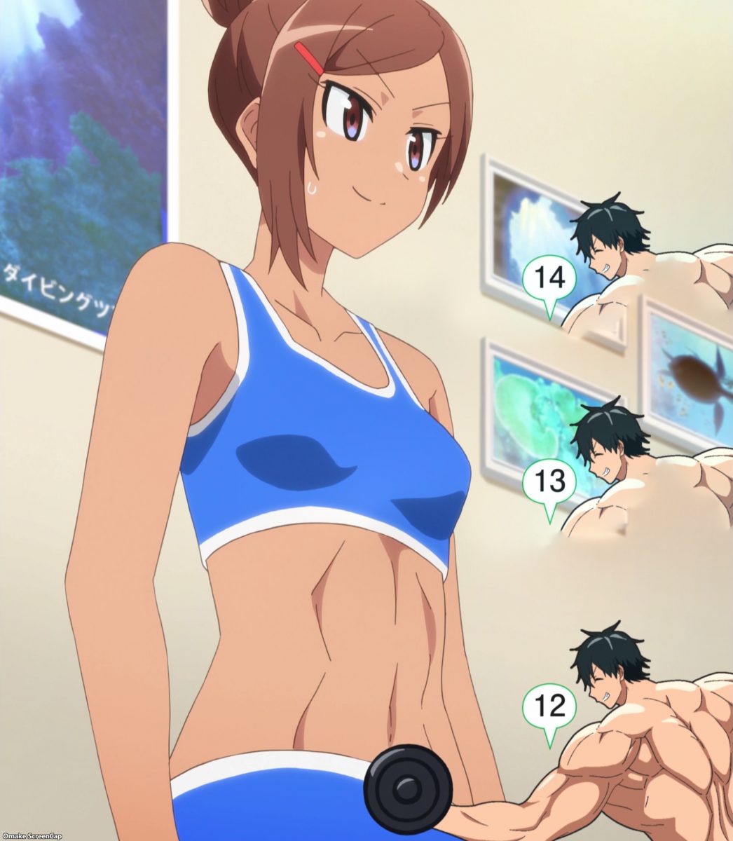 Dumbbell Nan Kilo Moteru Episode 3 Ayaka Bicep Curl