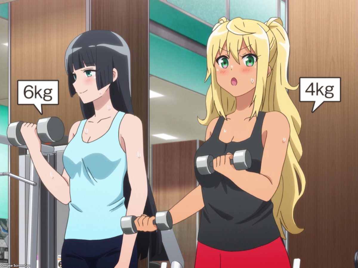 Dumbbell Nan Kilo Moteru Episode 3 Hibiki Akemi Bicep Curls