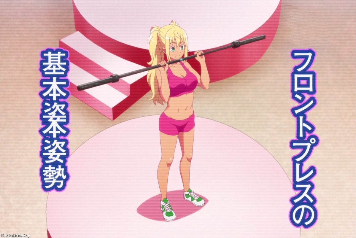 Dumbbell Nan Kilo Moteru Episode 3 Hibiki Holds Bar
