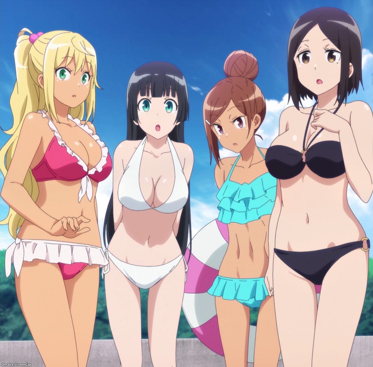 Dumbbell Nan Kilo Moteru Episode 4 Hibiki Akemi Ayaka Satomi Bikinis