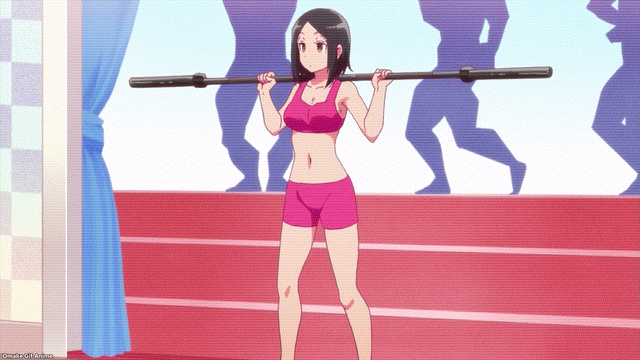 Dumbbell Nan Kilo Moteru Episode 5 Satomi Does Half Squats Heavy Bar