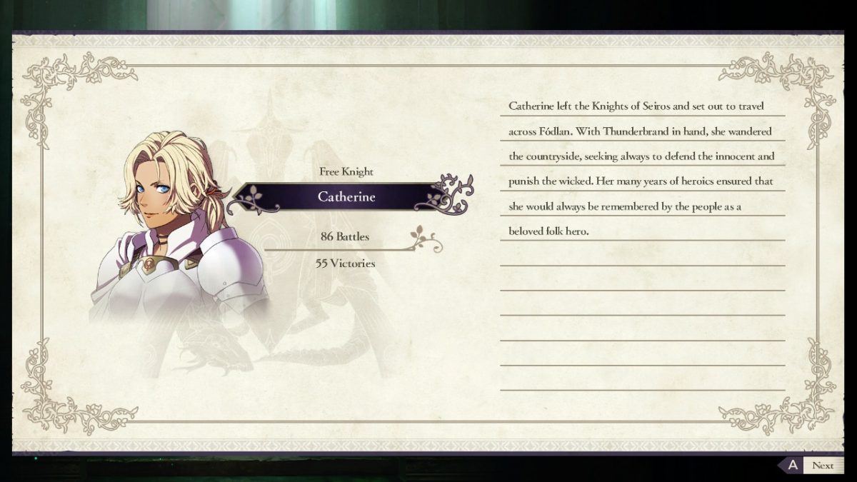 FireEmblem3H Catherineepilogue