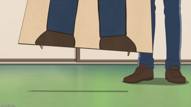 Tejina Senpai Episode 7 Assistant Kun And Wooden Cut Out