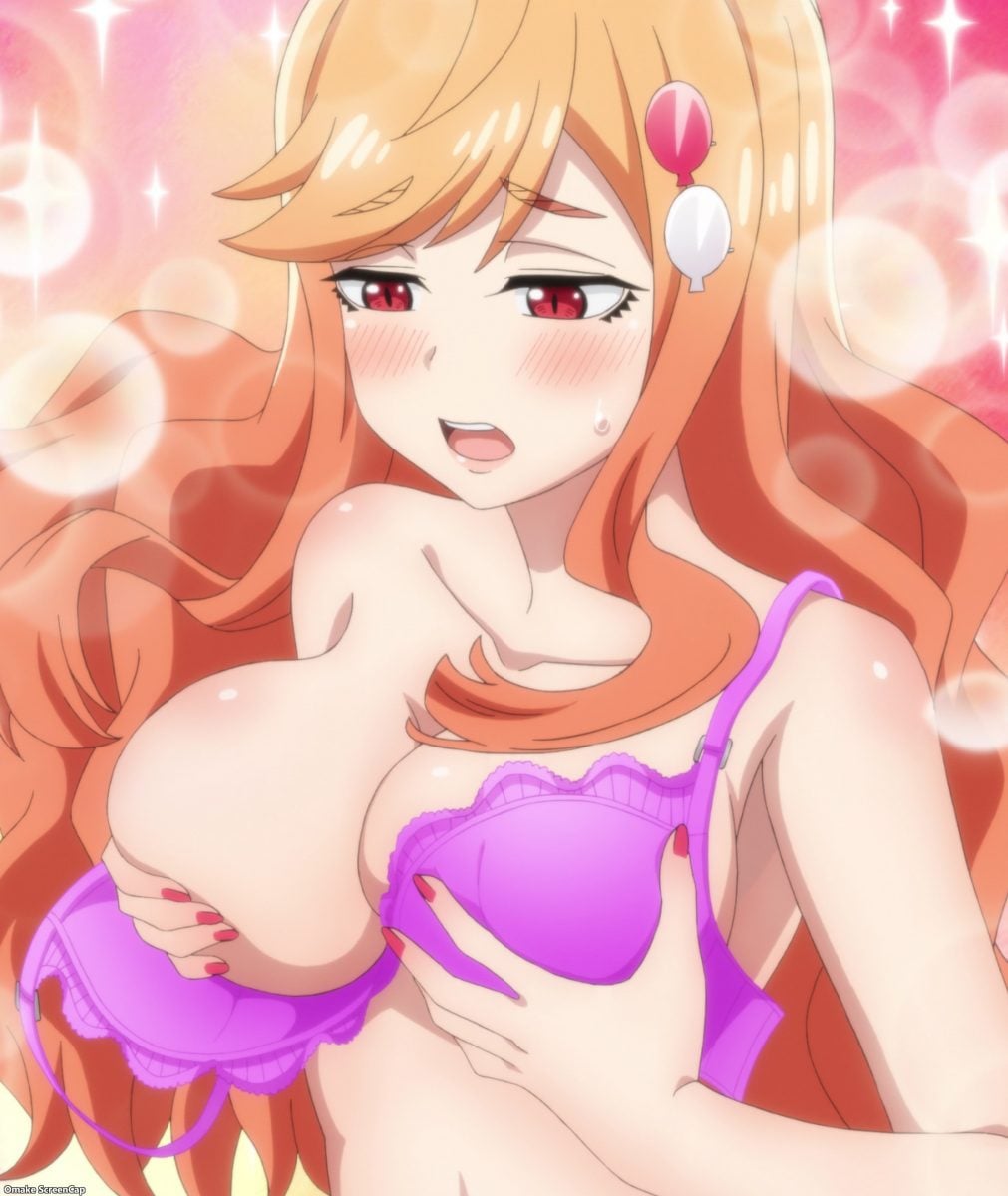 Tejina Senpai Episode 9 Saki Worries About Cup Size