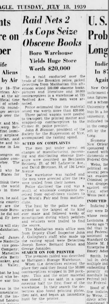 Tijuana Bibles Newspaper