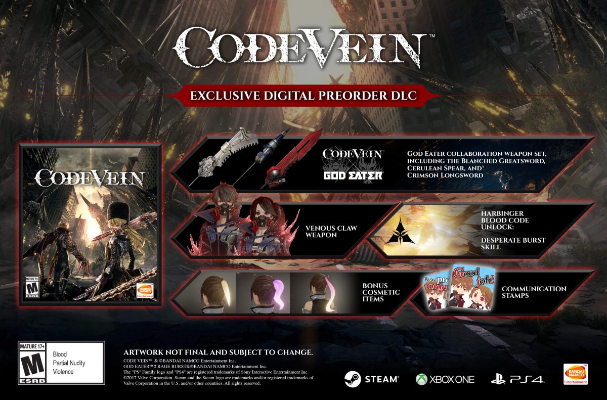 CodeVein Preorderbonuses