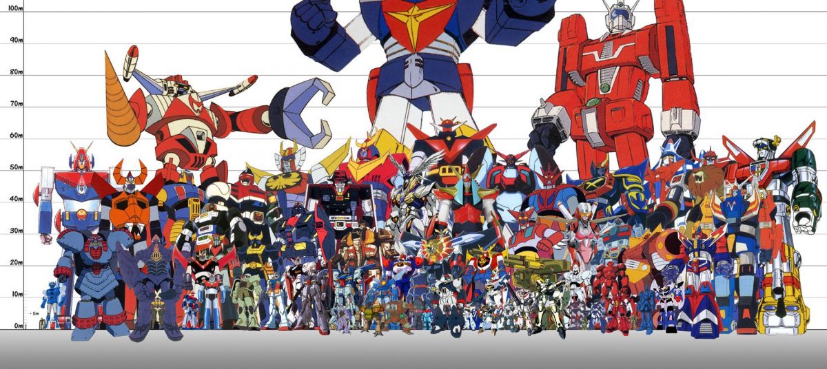 Mecha Anime Size Comparisons