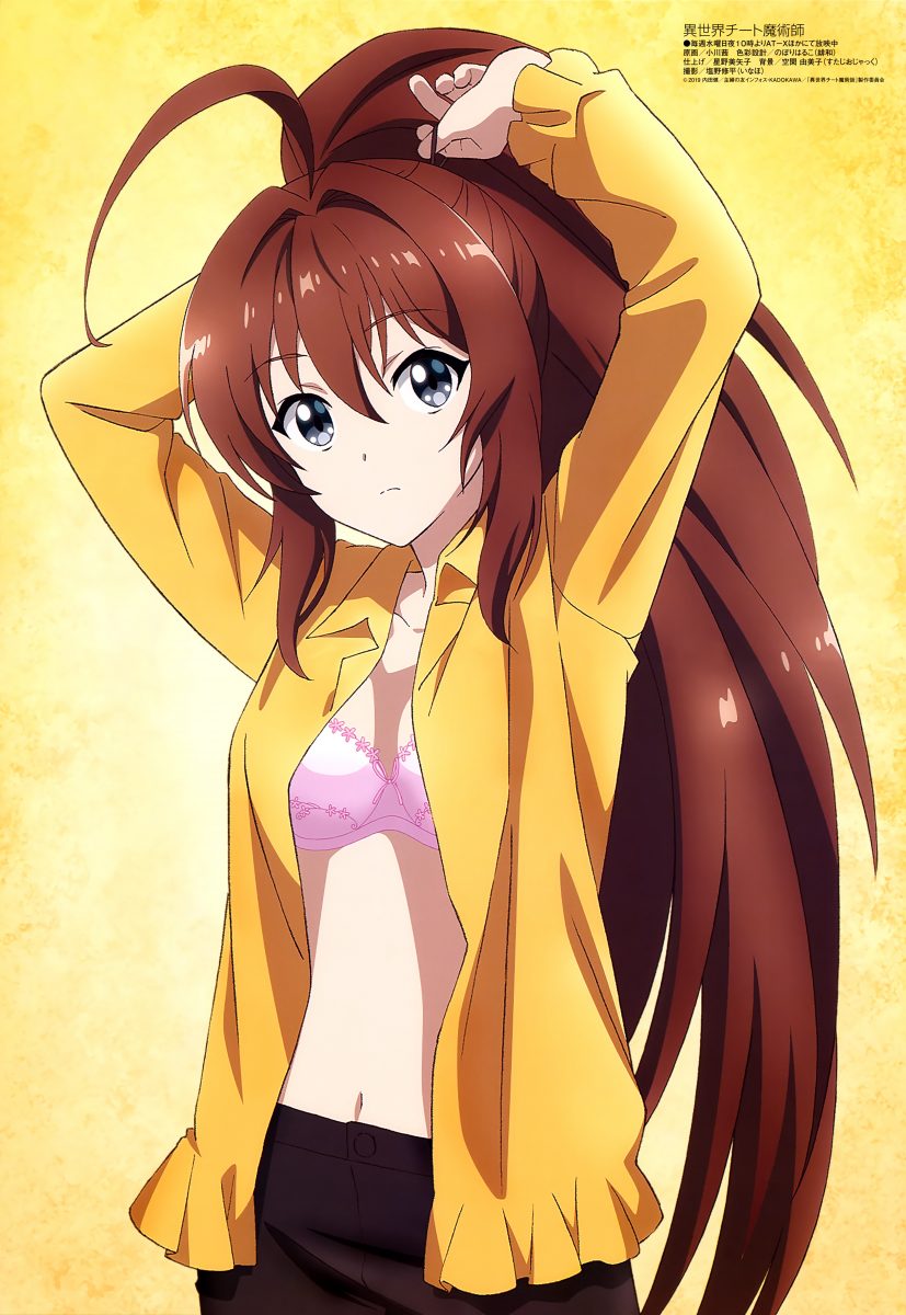 Megami Magazine October 2019 Anime Posters Isekai Cheat Magician