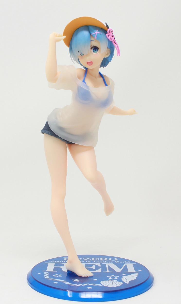 Re Zero Rem Semi Transparent Shirt Beach Figure 2