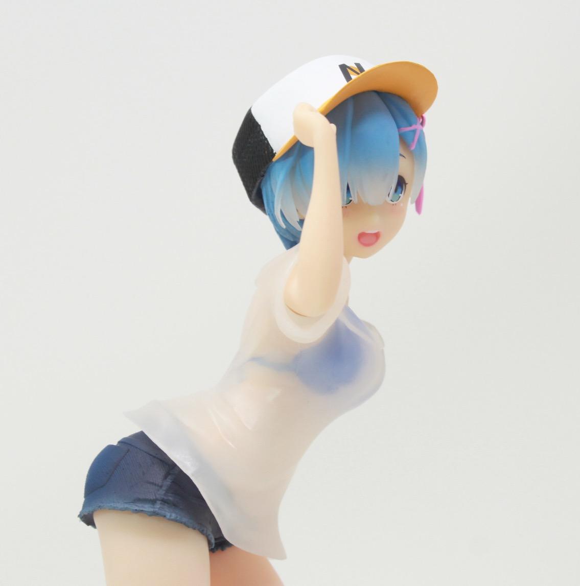Re Zero Rem Semi Transparent Shirt Beach Figure 6