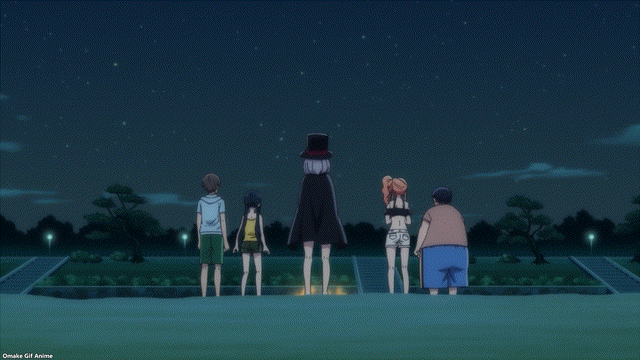 Tejina Senpai Episode 10 Beach Fireworks