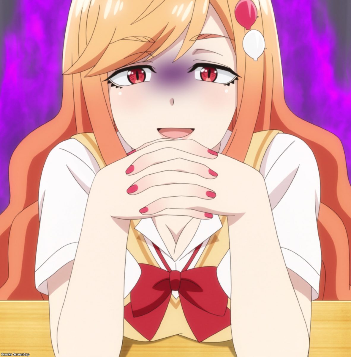 Tejina Senpai Episode 11 Saki Chan Scary Aura