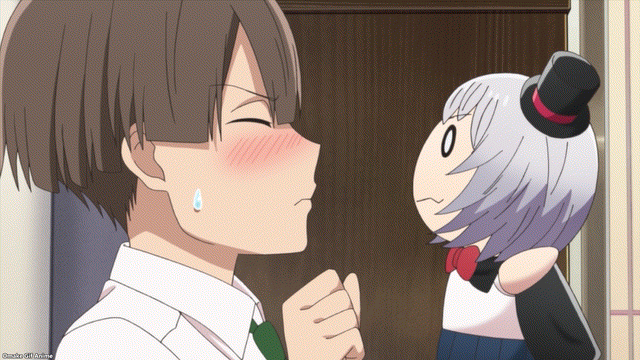 Tejina Senpai Episode 11 Senpai Puppet Kisses Assistant Kun