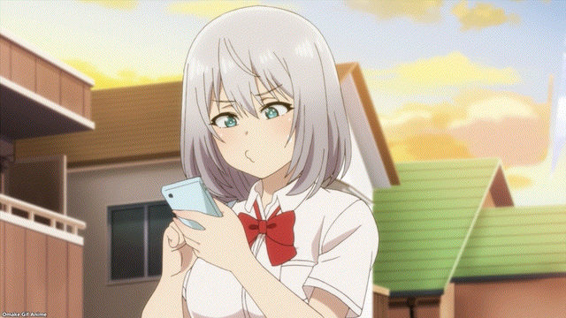 Tejina Senpai Episode 11 Senpai Reads Her Phone