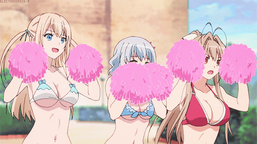 Amaburi Looping Cheerleading Gif