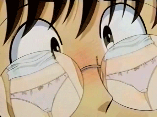 90s Anime Panty Shot