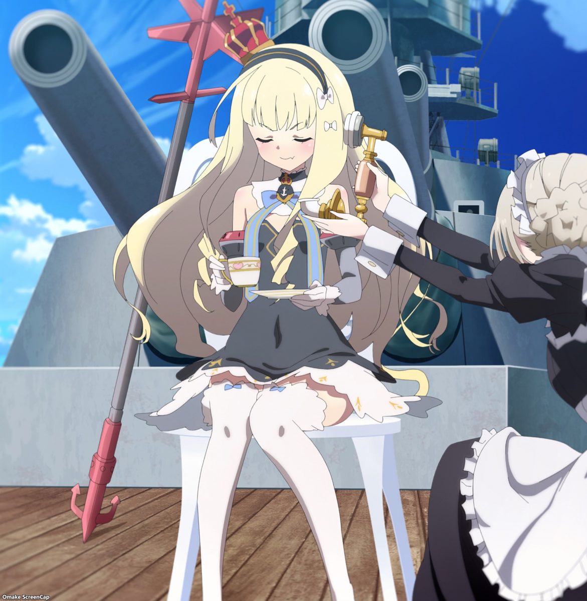 Azur Lane Episode 2 Queen Elizabeth Talks On Phone