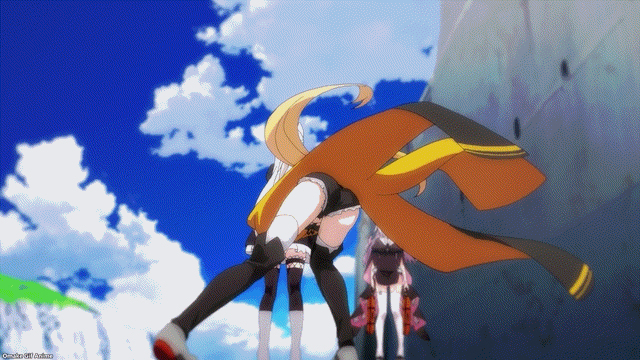 Azur Lane Episode 3 Hornet Flips Hammann's Skirt