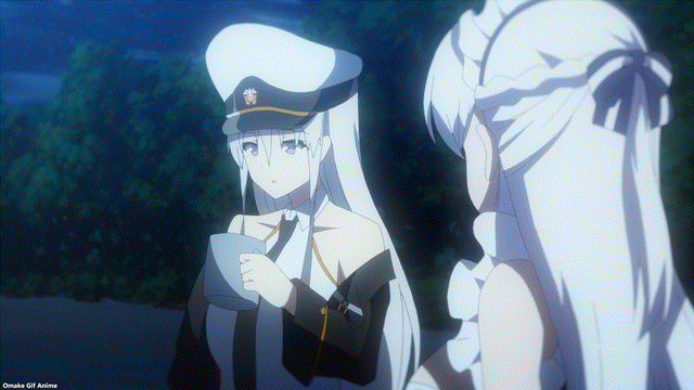 Azur Lane Episode 6 Belfast Offers Enterprise Irish Whiskey