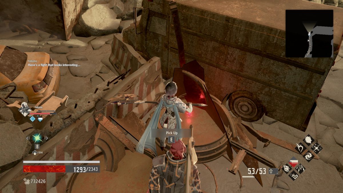 Completing Code Vein Item VestigeHidden