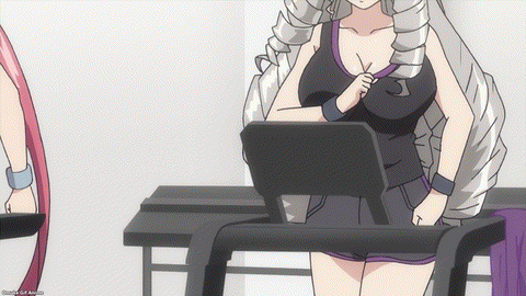 Kandagawa Jet Girls Episode 6 Kaguya Runs On Machine