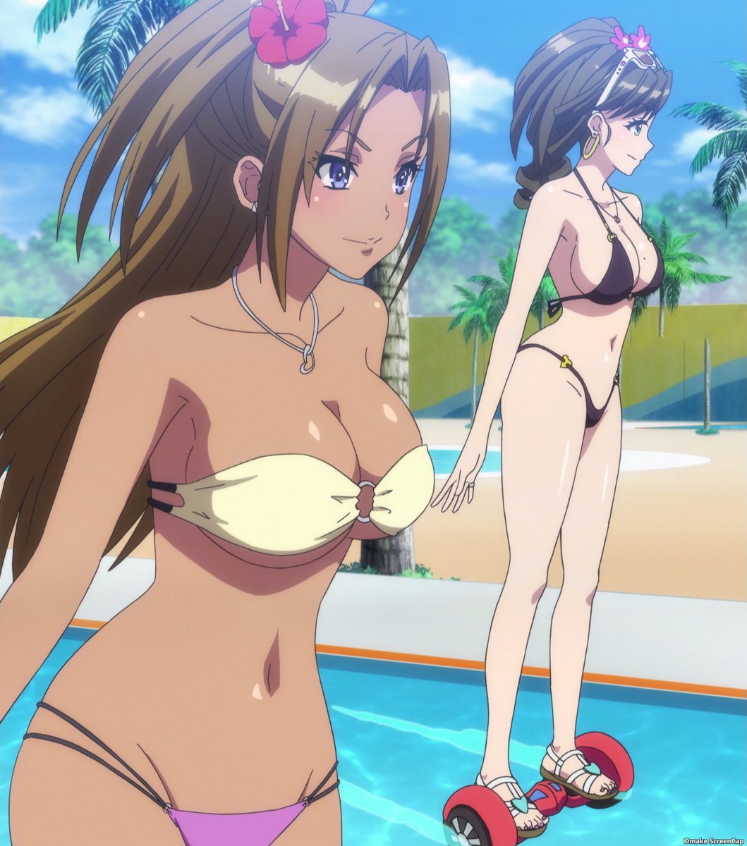 Kandagawa Jet Girls Episode 6 Manatsu Yuzu Race Hoverboards