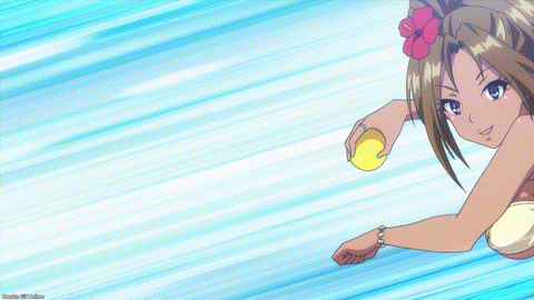 Kandagawa Jet Girls Episode 6 Manatsu Yuzu Throw Balls