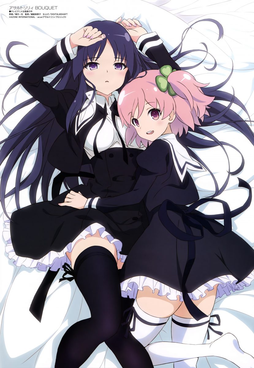 Megami Magazine December 2019 Anime Posters Assault Lily Bouquet