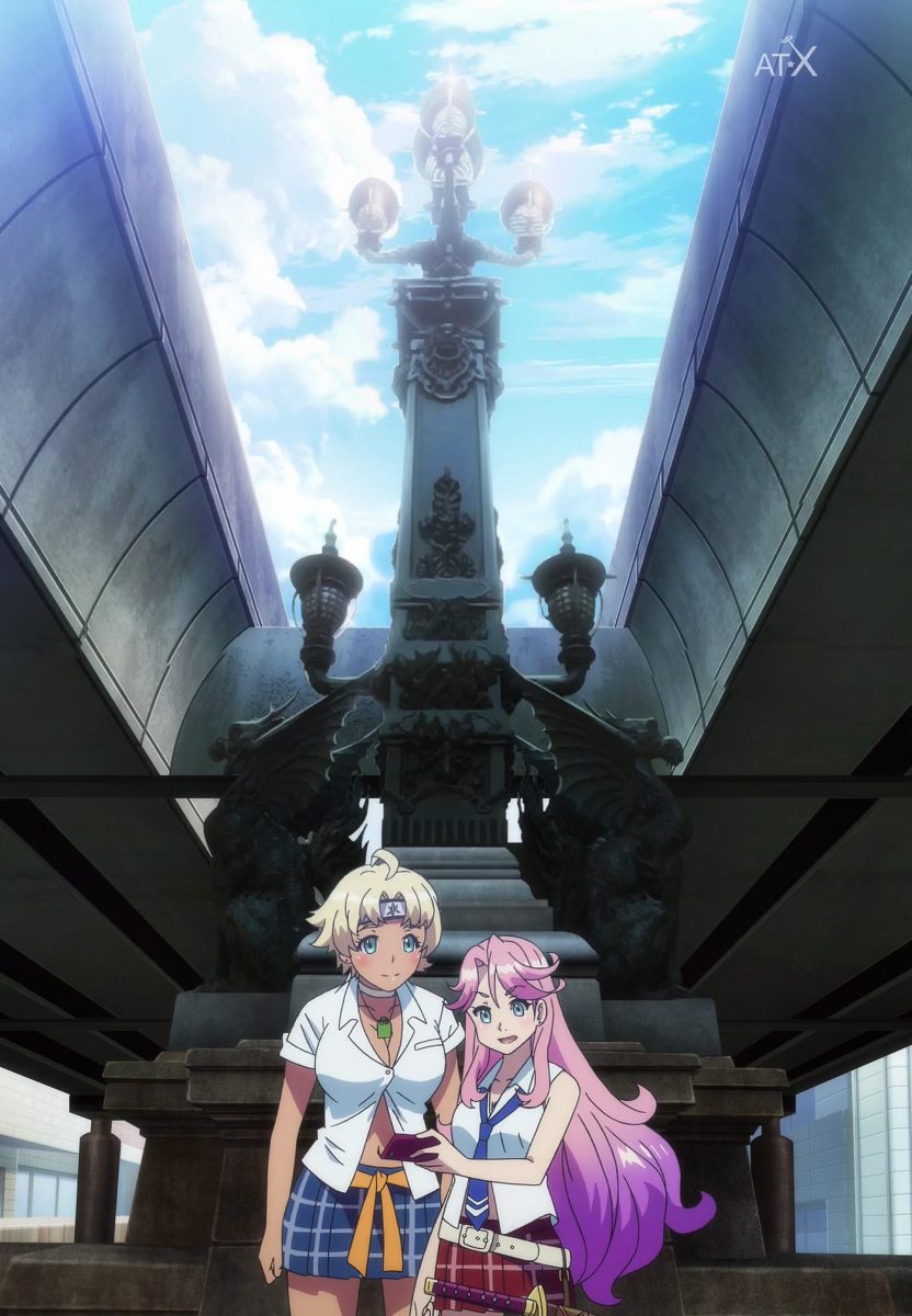 Kandagawa Jet Girls Episode 9 Emily Jennifer Under Bridge