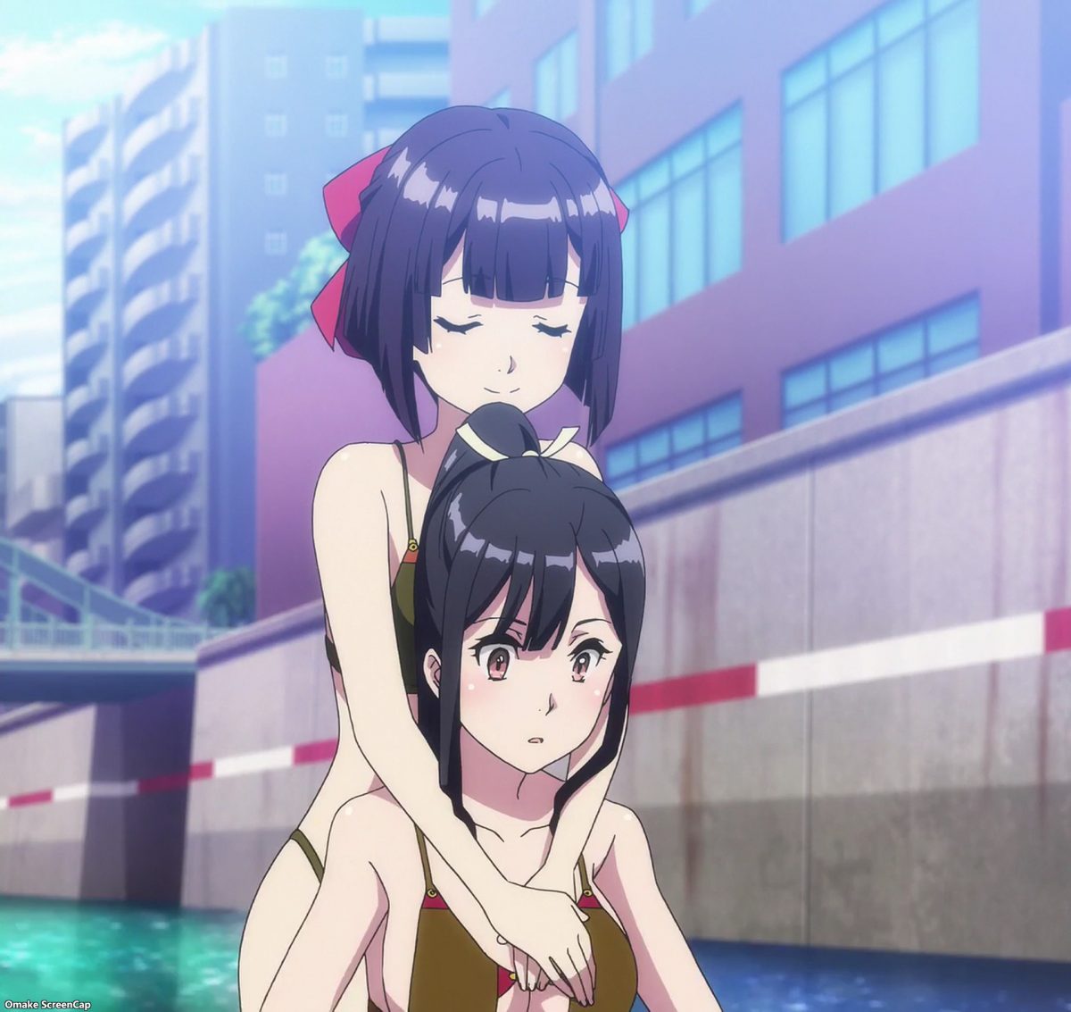 Kandagawa Jet Girls Episode 9 Inori Hugs Fuka