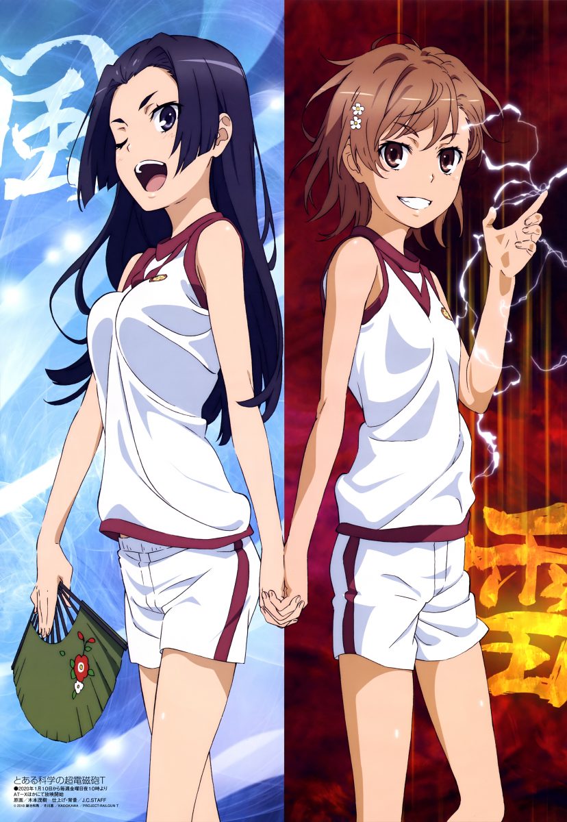 Megami Magazine February 2020 Anime Posters Toaru Kagaku No Railgun
