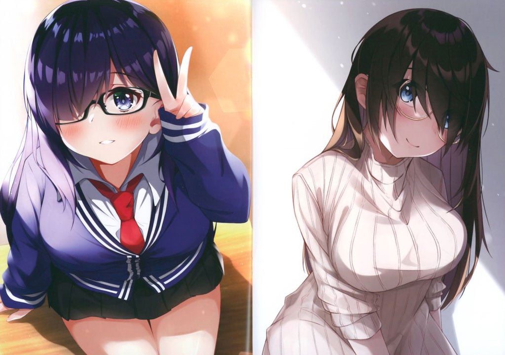 Blindfold Glasses Girl By Circle Sakubou Duet 0004