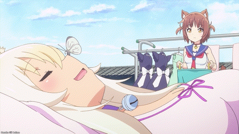 Nekopara Episode 1 Azuki Stalks Butterfly