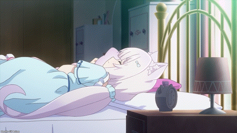 Nekopara Episode 1 Vanilla Chocola Turn Off Alarm Clock