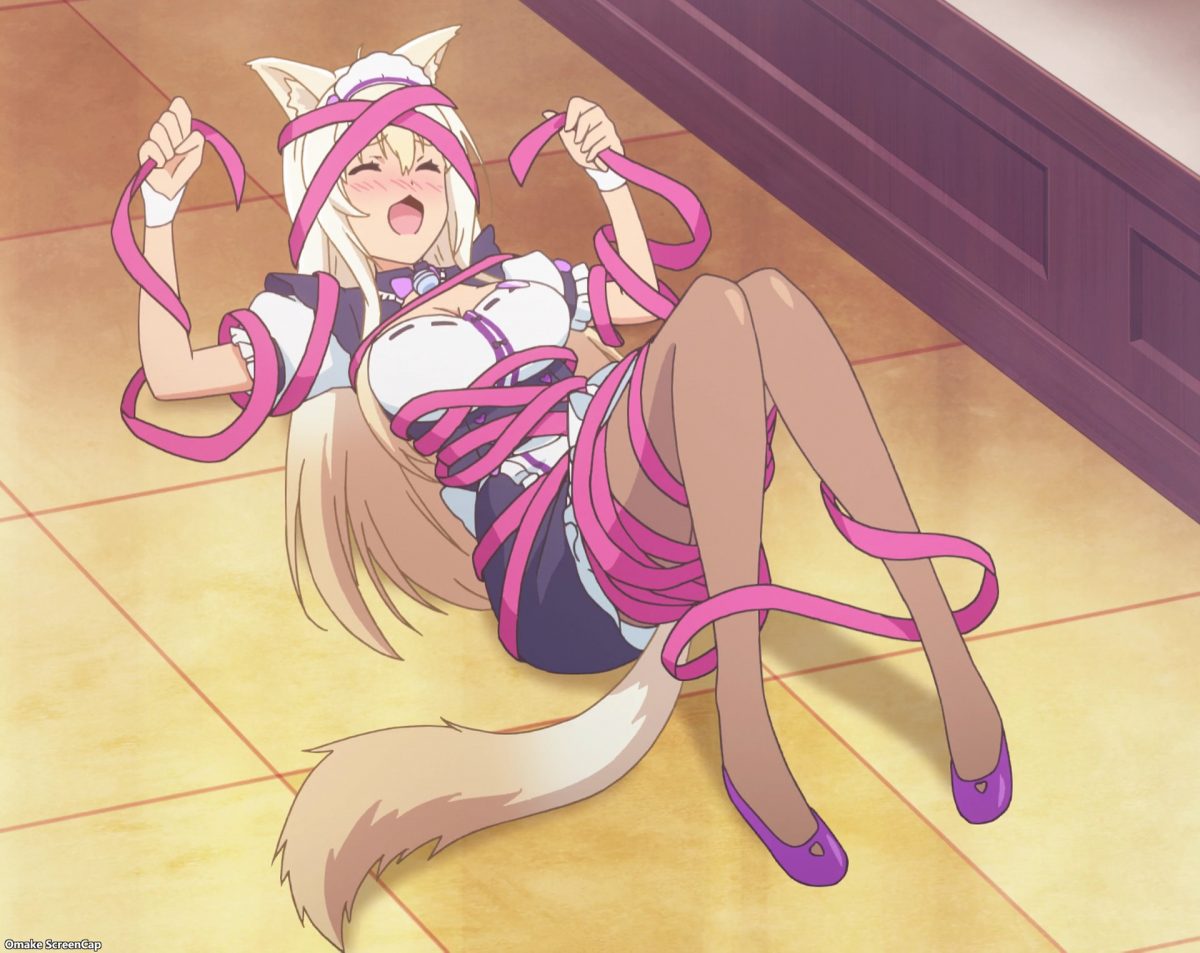 Nekopara Episode 3 Coconut Plays With Ribbon