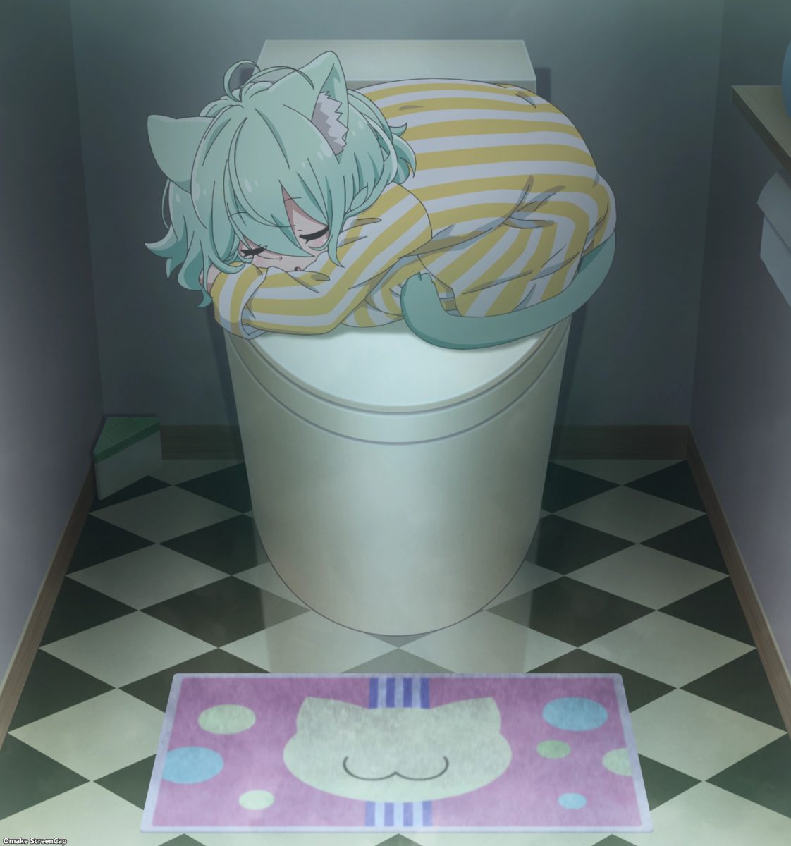 Nekopara Episode 3 Stray Kitten On Warm Toilet Seat