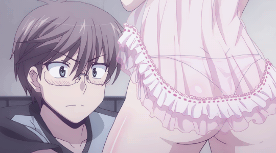 My Wife Is The Student Body President lifted skirt gif My Wife Is The Student Body President