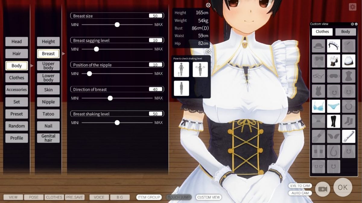 CustomOrderMaid3D2 Charactercustomize