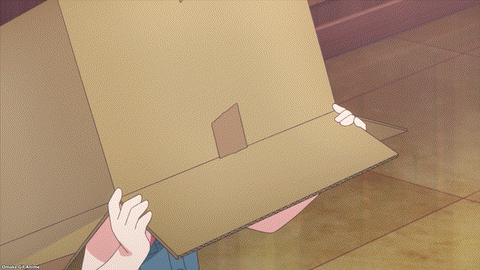 Nekopara Episode 4 Cacao Hides Behind Box